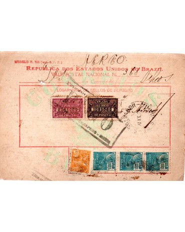 Vale Postal Nº368 de Ilheos - Bahia, 20/09/1937 - 24.363