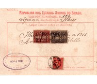 Vale Postal Nº124 em Ilhéos-Bahia, 06/11/1913 - 24.375