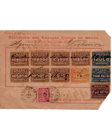 Vale Postal Nº9 em Cachoeira-Bahia,2/01/1925 - 24.379
