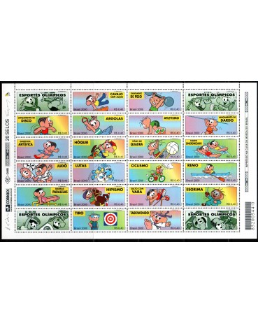 2000 Esportes Olímpicos Folha 01 - C230l/2320 - 24.629  Mint