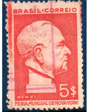1940 C154 Feira Mundial de New York 24.699  Carimbado - Lindo O carimbo poderá ser outro