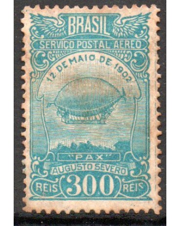 A019  Aeronáutica Dirigível de Augusto Severo 24.705 NOVO