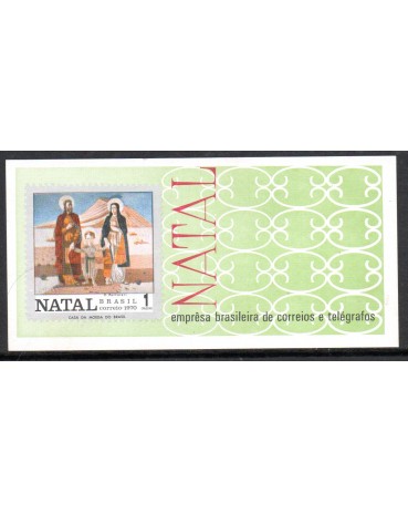 B30 Natal 1970 - 24.749 N com goma, perfeito, duas marcas de charneira pequenas