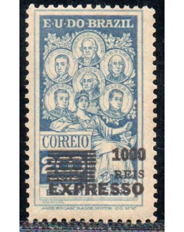 R344 Selo Panamericano (C9) Sobretaxado 24.884 Novo