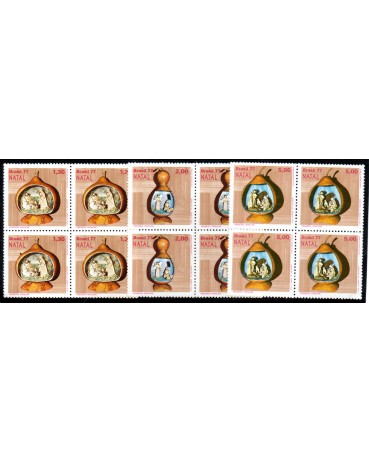 Brasil C1013/1015 Natal - Presépios  Populares 24.889 Mint