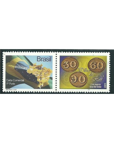 2009 Ipê/bandeira DIA DO SELO  2108 mint