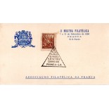 1959 II Mostra Filatélica de Franca - SP 24.969 Raro, com selo regular