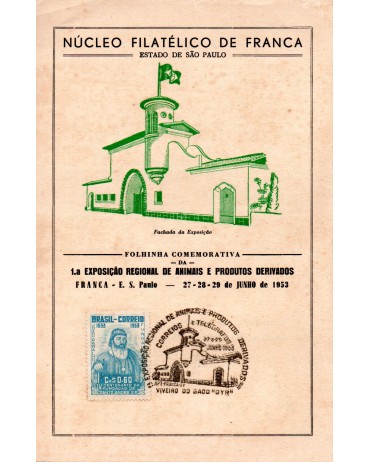 1953 1ª Exposição Regional de Animais e Produtos Derivados , Franca - SP  25.005