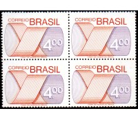 R554 Tipo Gravura - Laranja Violeta 25.016 Mint