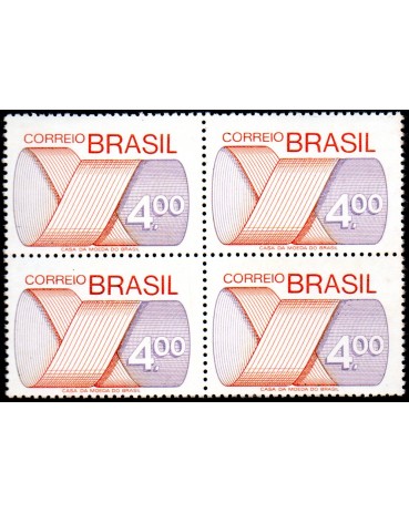 R554 Tipo Gravura - Laranja Violeta 25.016 Mint