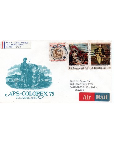 Estados Unidos 1775  - FDC Circulado 25.085