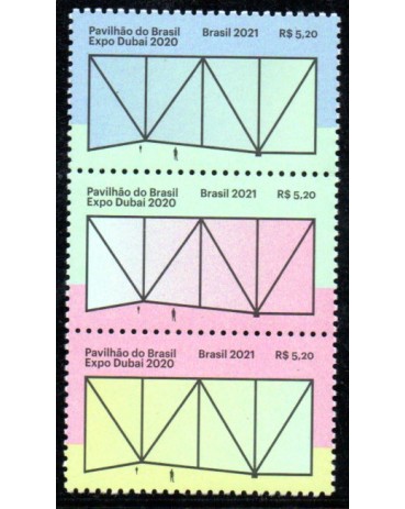 C4021 PAVILHÃO DO BRASIL NA EXPO DUBAI 25.107 MINT 