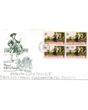 Estados Unidos 1973 FDC 25.120