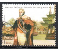 2008 Portugal 200 Aos da Chegada da Família Real Portuguesa ao Brasil 25.163 Carimbado