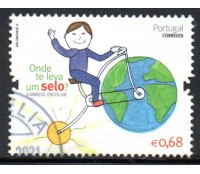 2011 Portugal Onde te leva um Selo 25.176 Carimbado