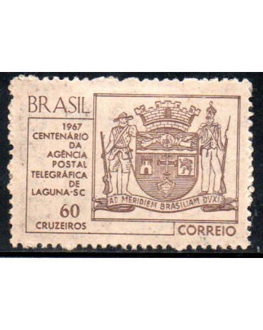 C563 Centenário da Agência Postal em Laguna - SC 25.194 Novo