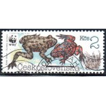 Checoslováquia 1989 Sapos 25.225 Carimbado