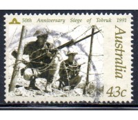 Austrália 1991 50 Anos de Siege e Tobrut 25.233 Carimbado