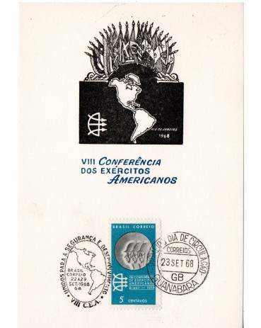 1968 VIII Conferência dos Exército Americanos 25.278