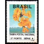 R691 Ipê Comprovante de Franqueamento Nacional - Fosco Gelo 25.426 Mint