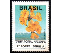 R691 Ipê Comprovante de Franqueamento Nacional - Fosco Gelo 25.426 Mint