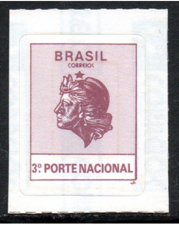 R707 Comprovante de Franqueamento 3° Porte nacional 25.449 Mint