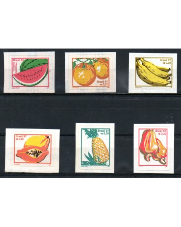 R734/739 Frutas Autoadesivos, Percê me linha 25.470 Mint