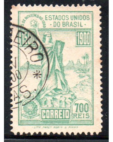 1900 C04 4º Centenário do Descobrimento do Brasil 25.640 Carimbado 