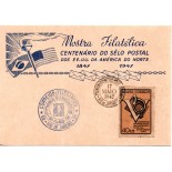1947 Mostra Filatélica Centenário do Selo Postal dos E.U.A. 25.774