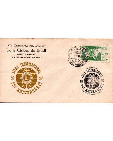 1967 Brasil XIV Convenção Nacional de Lions Clubes do Brasil - SP 25.794