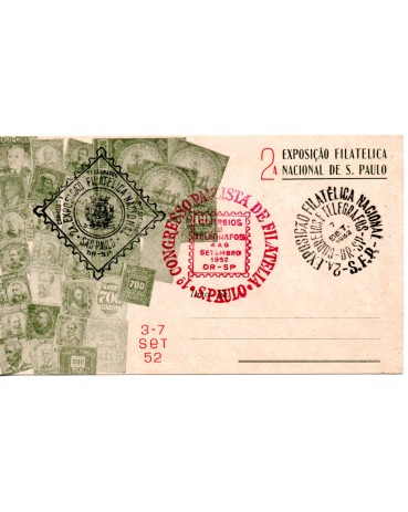 1952 2ª Exposição Filatélica Nacional de S.Paulo 25.850
