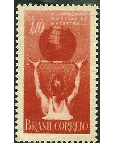 C353 MINT - CAMP. DE BOLA-AO-CESTO 1954