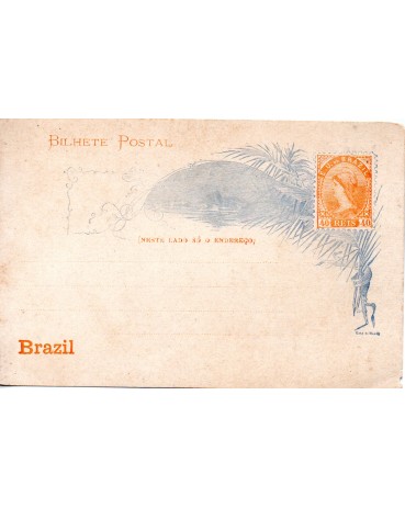 1890 Bilhete Postal BP-23  40 Reis - 26.034