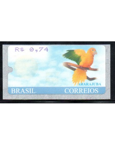 SE23 Selo Etiqueta Ararajuba 2003 - 0,70 - 26.084 Mint