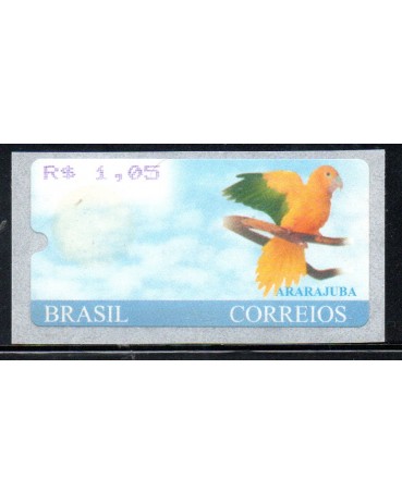 SE51 Selo Etiqueta Ararajuba 2005 - 1,10 - 26.090 Mint