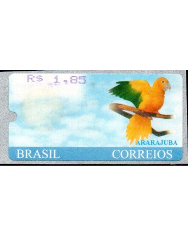 SE29 Selo Etiqueta Ararajuba 2002 - 1,85 - 26.092 Mint