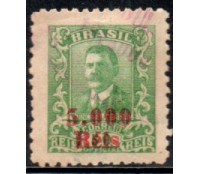 R342 Wenceslau Braz 5000/50 C/ Sobrestampa 26.163 Usado, A imagem poderá ser outra