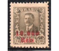 R343 Wenceslau Braz 10.000/10 C/ Sobrestampa 26.164 Novo
