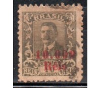 R343 Wenceslau Braz 10.000/10 C/ Sobrestampa 26.165 Usado, A imagem poderá ser outra