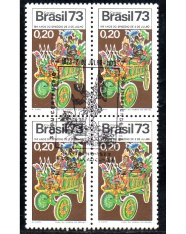1973 Acontecimentos Históricos - Carreta 26.222, CBC-BA Sem Uso Com Goma