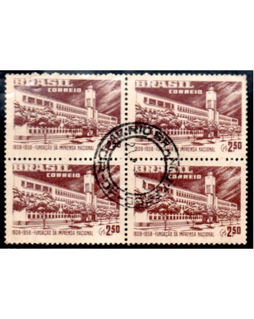 1958 C409 Sesquicentenário da Imprensa Nacional 26.239 Usado