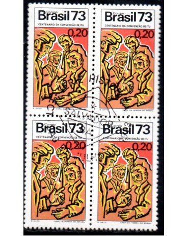 1973 C787 Acontecimentos Históricos - Convencionais 26.258 CBC - BA sem uso com goma