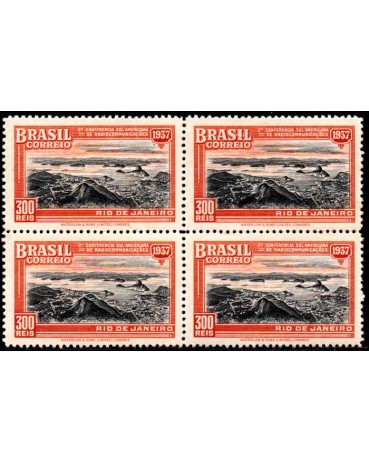 1937 C116 2ª Conferência Sulamericana de Radiocomunicações no Rio de Janeiro - RJ  26.331 Mint