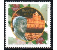 C2141 100 Anos da Morte de Luiz de Queiroz - ESALQ 26.401 Novo com Goma pontos de oxidação