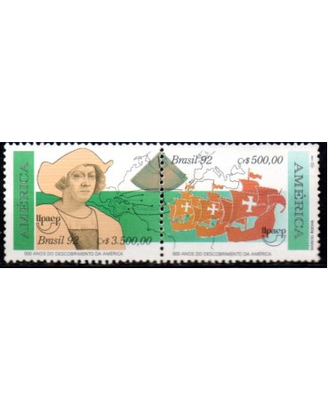C1788/1789 - 1992 (LP) UPAEP92 500 Anos do Descobrimento da América 26.409 Mint