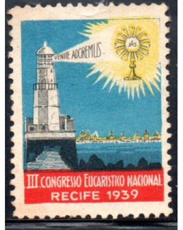 Terceiro Congresso Eucarístico Nacional - Recife 1939 - 26.453 Mint