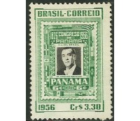 C384  - PRESIDENTES AMERICANOS NO PANAMÁ 1956 - NOVO  GV02268