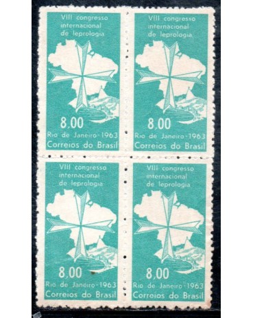 1963 C498 Congresso Internacional  de Leprologia  -  RJ 26.551 Nova