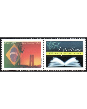 2004 Bandeira/Espiritismo 150 Anos de Luz e Paz 26.580 Mint