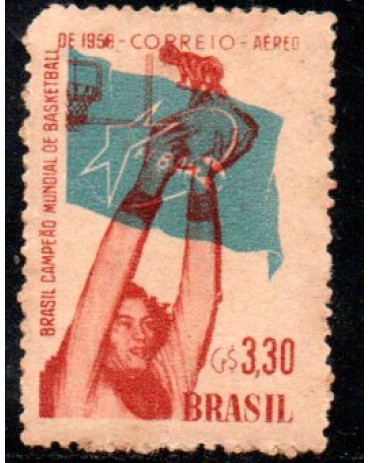 A087 - 1958 BRASIL CAMPEÃO MUNDIAL DE BASKETBALL - 26.588  1958 NO LUGAR DE 1959 NOVO